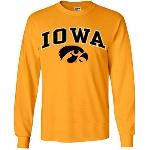 Iowa Hawkeyes Arch Logo Long Sleeve Tee