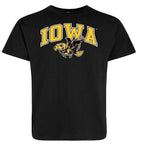 Iowa Hawkeyes Arch Logo Vintage Short Sleeve Tee