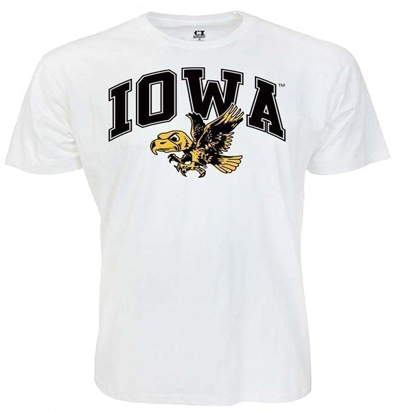 Iowa Hawkeyes Arch Logo Vintage Short Sleeve Tee