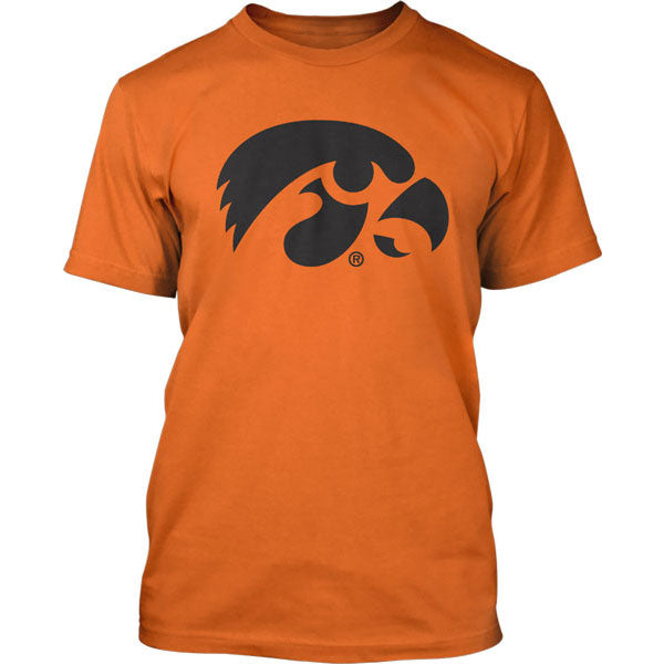 Iowa Hawkeyes Orange Logo Tee