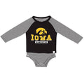 IOWA PAMPOOGAS RAGLAN ONESIE
