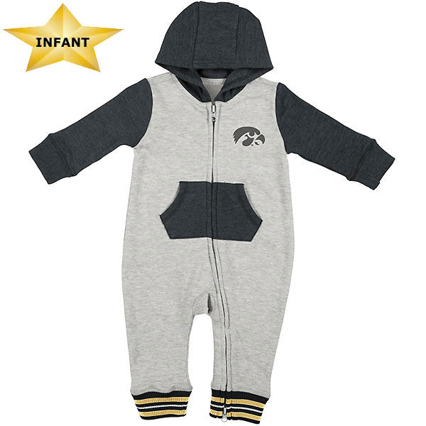 Iowa Hawkeyes Infant Axel Hooded Romper