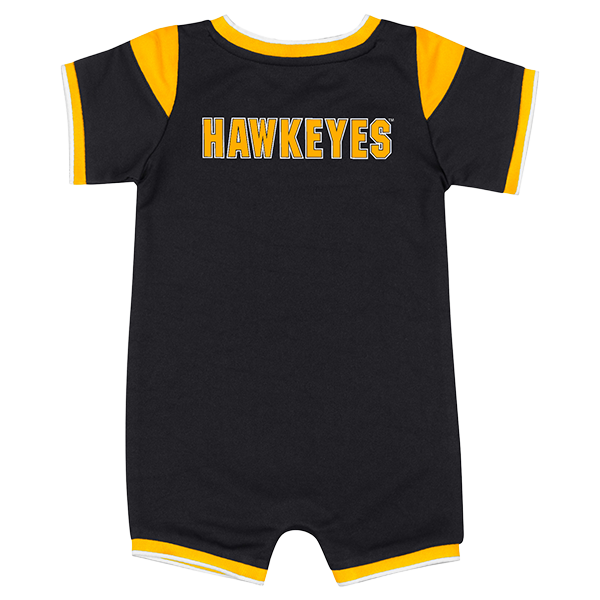 Iowa Hawkeyes All Day Football Romper