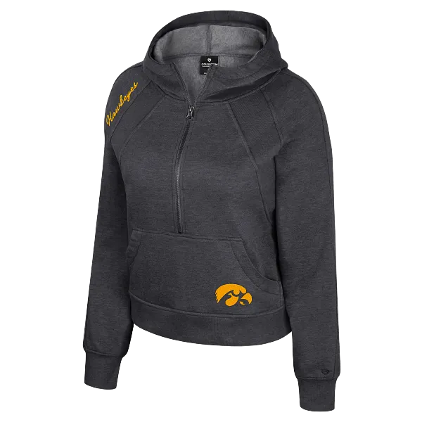 Iowa Hawkeyes Women's 1/2 Zip Hoodie