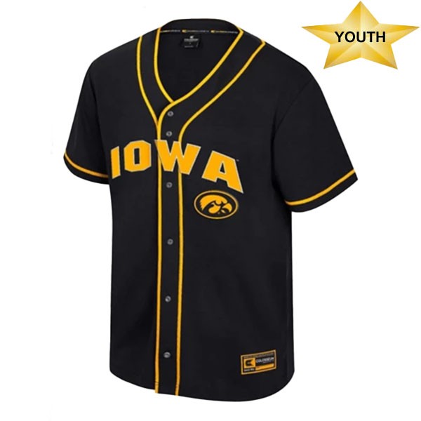 Iowa Hawkeyes Youth Detonation Baseball Jersey