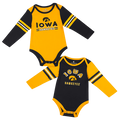 Iowa Hawkeyes Snickers 2 Pack Infant Onesie