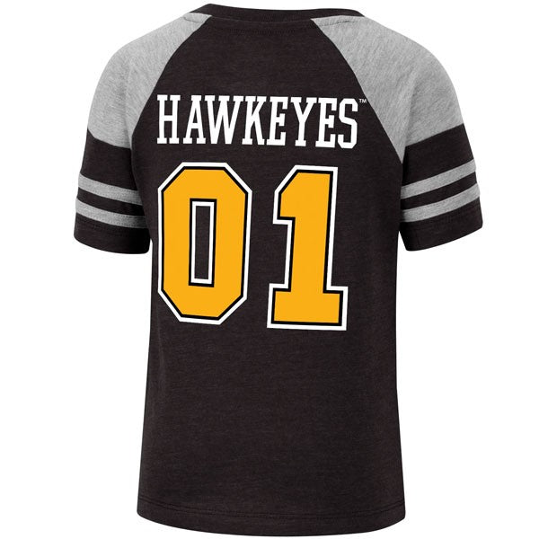 Iowa Hawkeyes Toddler Michael Football Tee