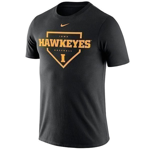 Iowa Hawkeyes Baseball Plate Tee