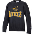 Iowa Hawkeyes Youth Power Blend Black Crew