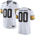 Iowa Hawkeyes Custom Nike Football Jersey - White