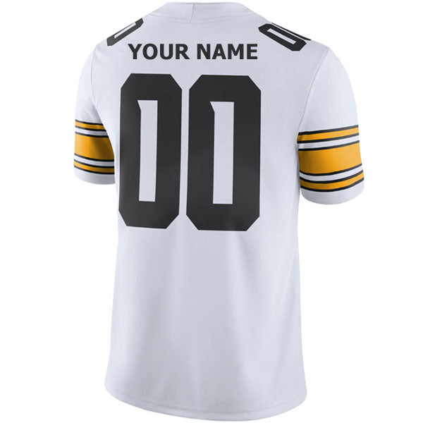 Iowa Hawkeyes Custom Nike Football Jersey - White