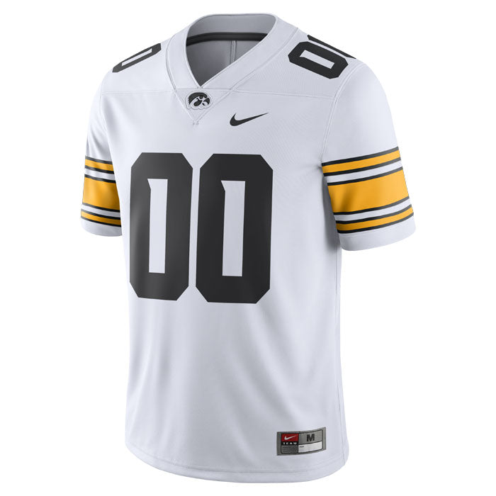 Iowa Hawkeyes Custom Nike Football Jersey - White