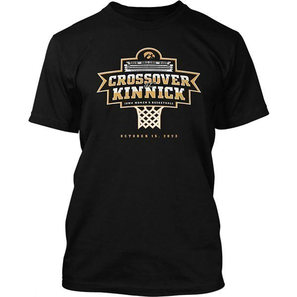 Iowa Hawkeyes Women's Basketball Crossover Tee