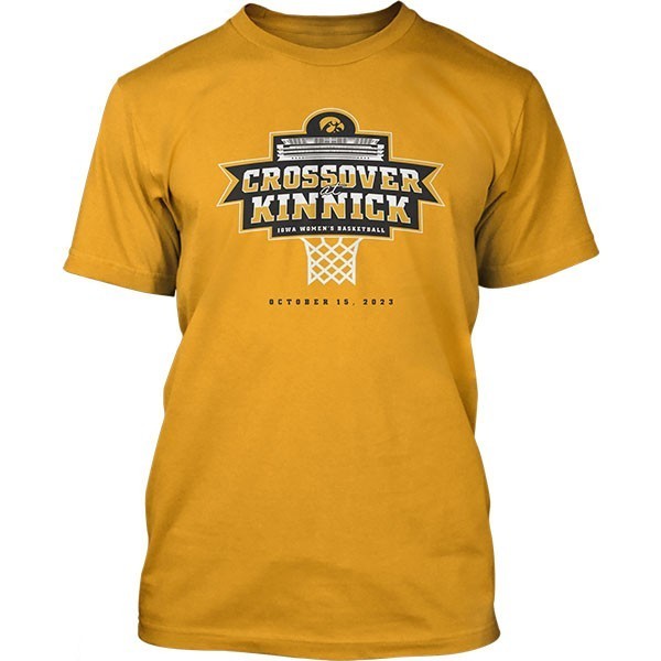 Iowa Hawkeyes Women's Basketball Crossover Tee