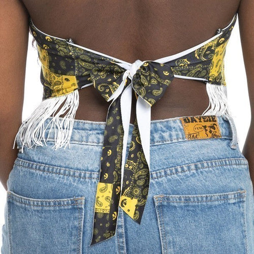 Iowa Fringe Tie Back