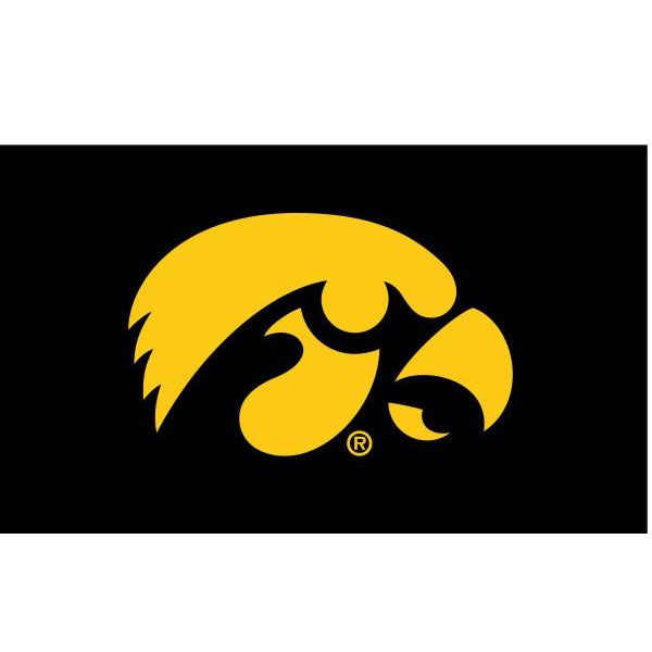 Iowa Hawkeyes Double Sided Flag