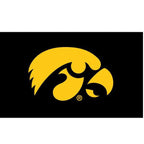 Iowa Hawkeyes Double Sided Flag