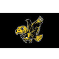 Iowa Hawkeyes Double Sided Flying Herky Flag