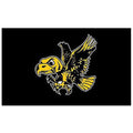 Iowa Hawkeyes Tigerhawk-Flying Herky Double Sided Flag