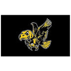 Iowa Hawkeyes Tigerhawk-Flying Herky Double Sided Flag
