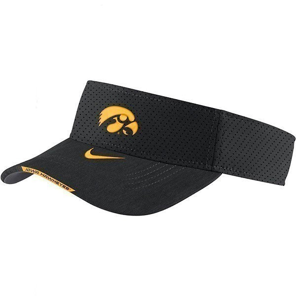 Iowa Hawkeyes Aero Sideline Grey Visor