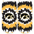 Iowa Hawkeyes Adult No-Show Socks