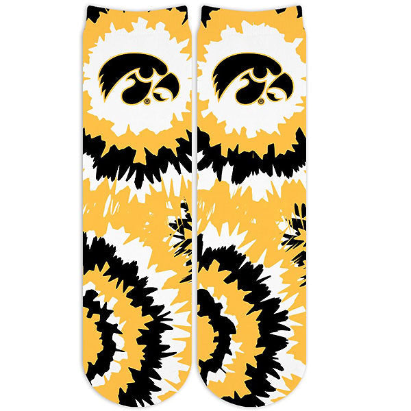 Iowa Hawkeyes Adult Crew Socks