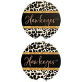 Iowa Hawkeyes Cheetah Car Coaster Set