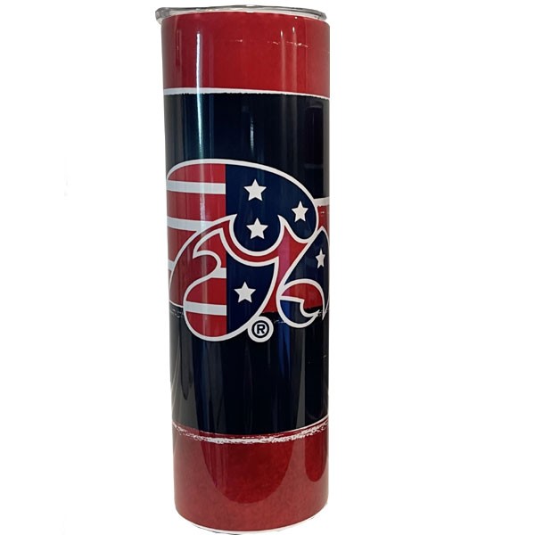 Iowa Hawkeyes Patriotic Tumbler