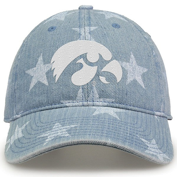 Iowa Hawkeyes Denim Stars Cap
