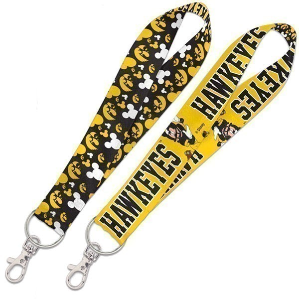 Iowa Hawkeyes Disney Lanyard Key Strap