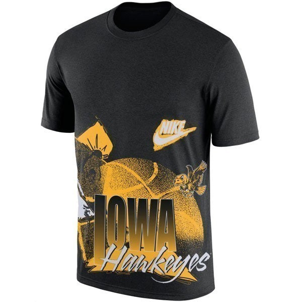 Iowa Hawkeyes Basketball Hoop Tee
