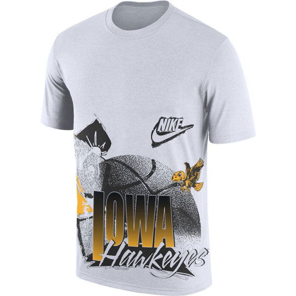 Iowa Hawkeyes Basketball Hoop Tee