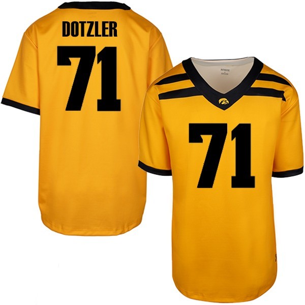 Iowa Hawkeyes Custom Youth Football Player Jersey