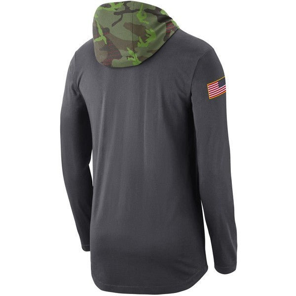 Iowa Hawkeyes Military Hoodie Top