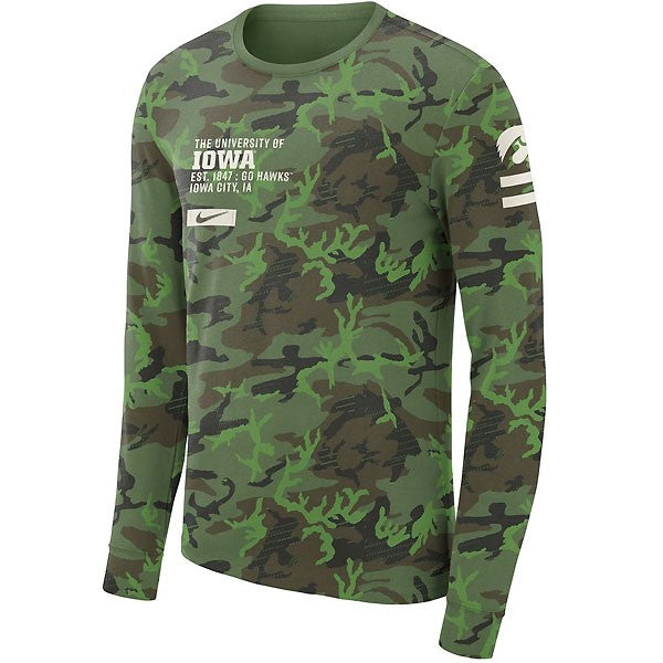 Iowa Hawkeyes Military Crew Tee
