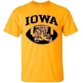 Iowa Hawkeyes Flying Herky Football Tee