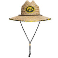 Iowa Hawkeyes Floral Straw Hat