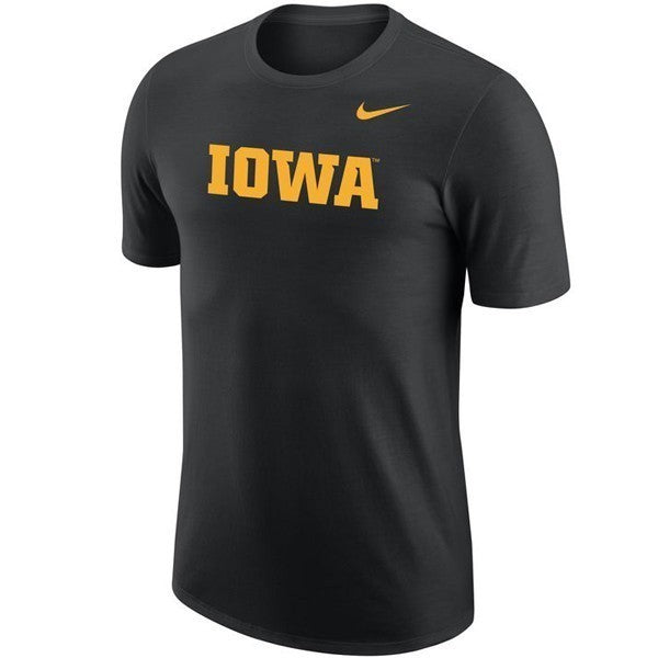 Iowa Hawkeyes Word Black Tee