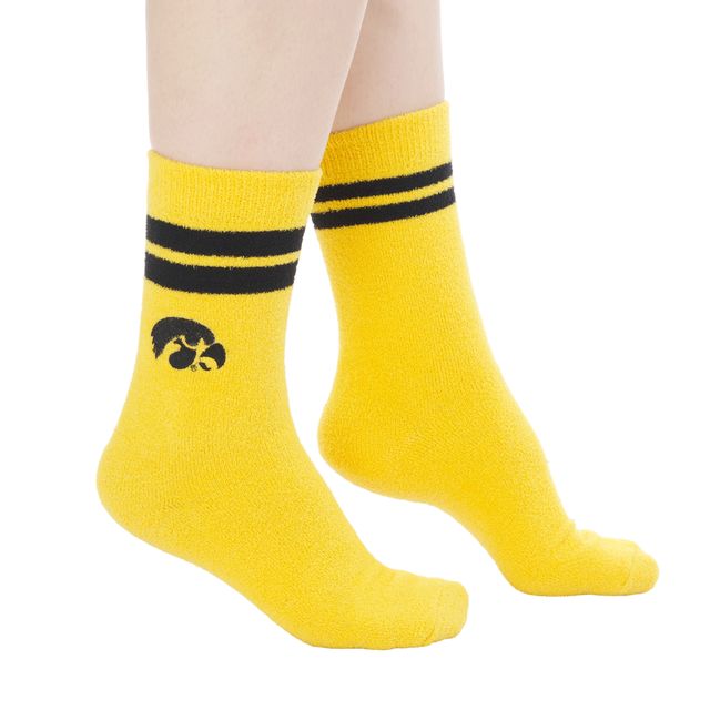Iowa Hawkeyes Striped Crew Sock