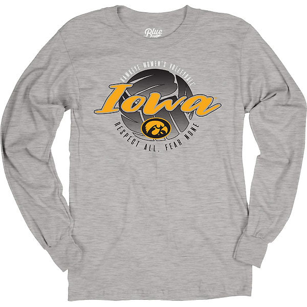 Iowa Hawkeyes Volleyball Spike It Tee - Long Sleeve