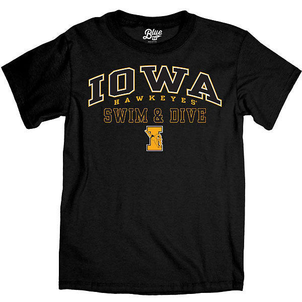 Iowa Hawkeyes Swimming and Diving Starset Tee