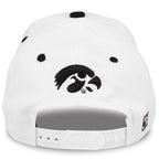 Iowa Hawkeyes White Bar Hat