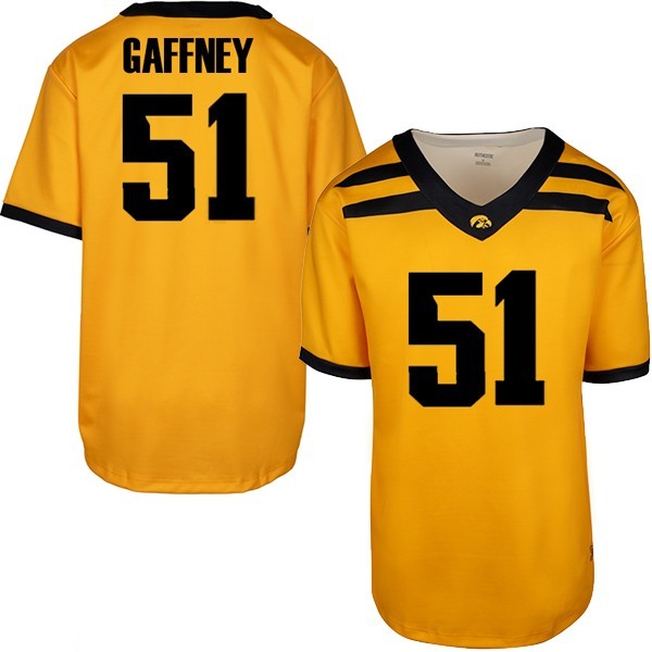 Iowa Hawkeyes Custom Youth Football Player Jersey