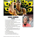 Iowa Hawkeyes Luka Garza Autograph Photo