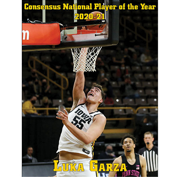 Iowa Hawkeyes Luka Garza Autograph Photo