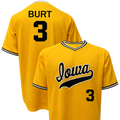Iowa Hawkeyes Baseball Customized NIL Player Jersey