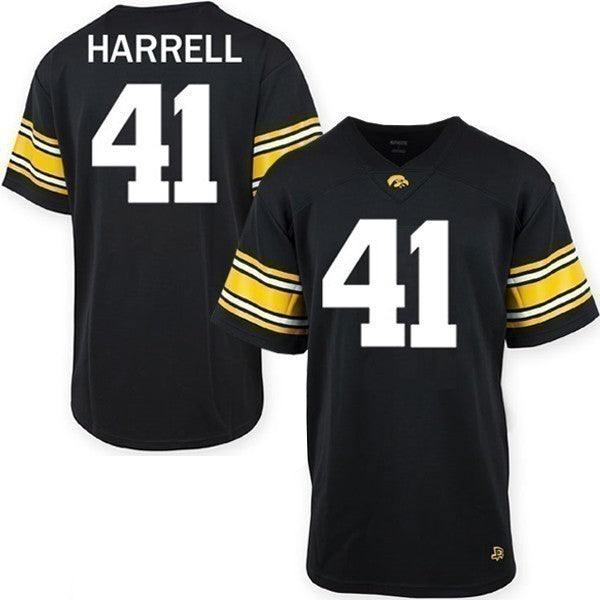 Iowa Hawkeyes Custom Youth Football Player Jersey