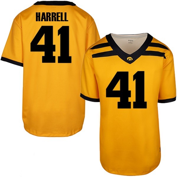 Iowa Hawkeyes Custom Youth Football Player Jersey
