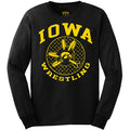 Iowa Hawkeyes Wrestling Headgear Tee - Long Sleeve